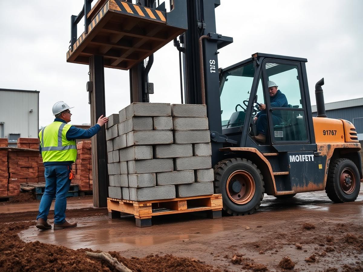 Moffett / Piggyback Forklift Delivery